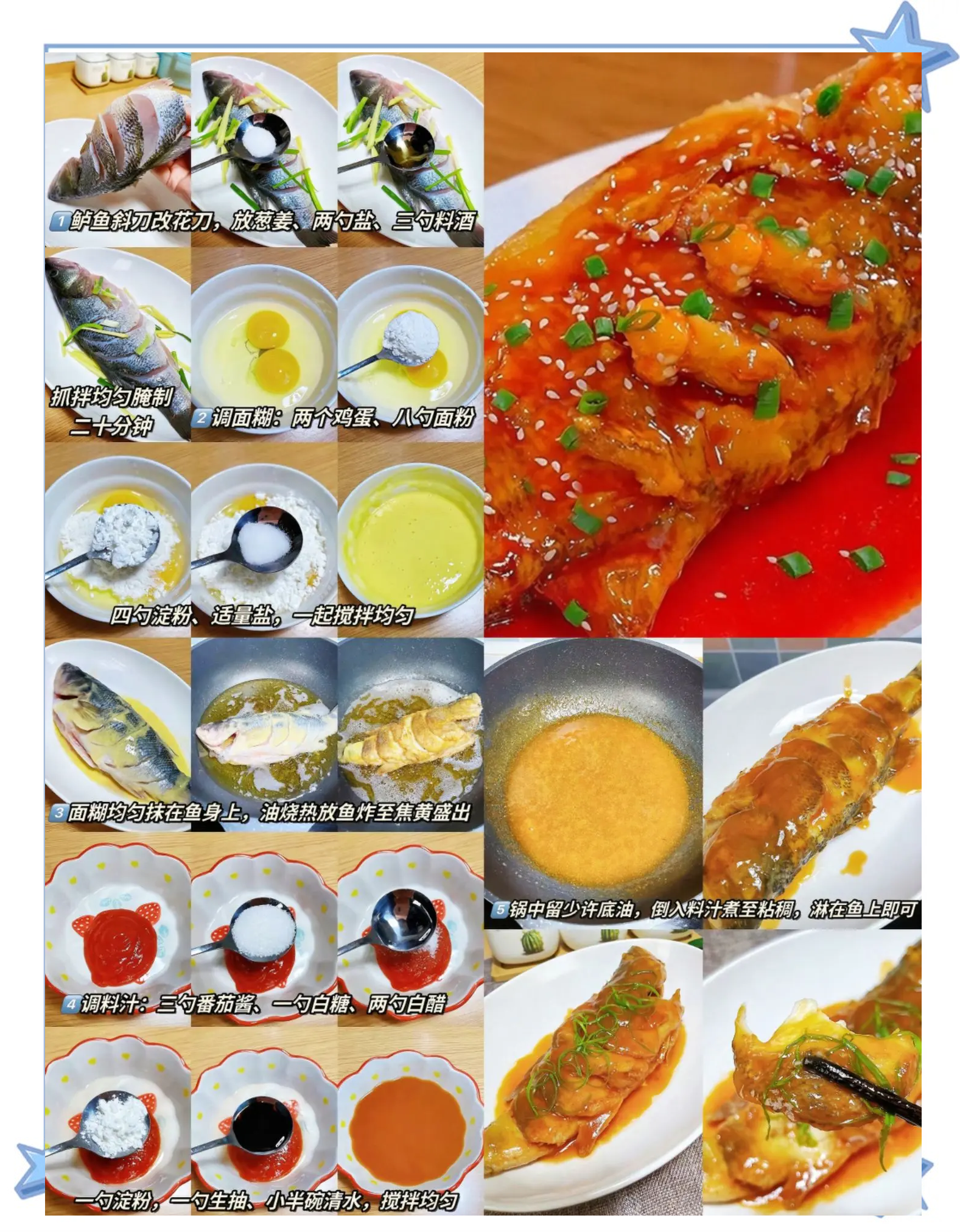 正宗糖醋鱼的做法