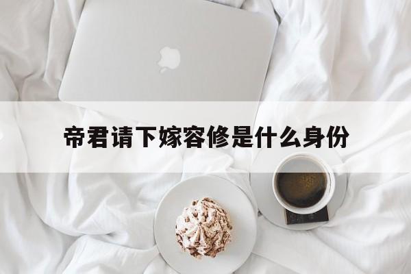 帝君请下嫁容修是什么身份